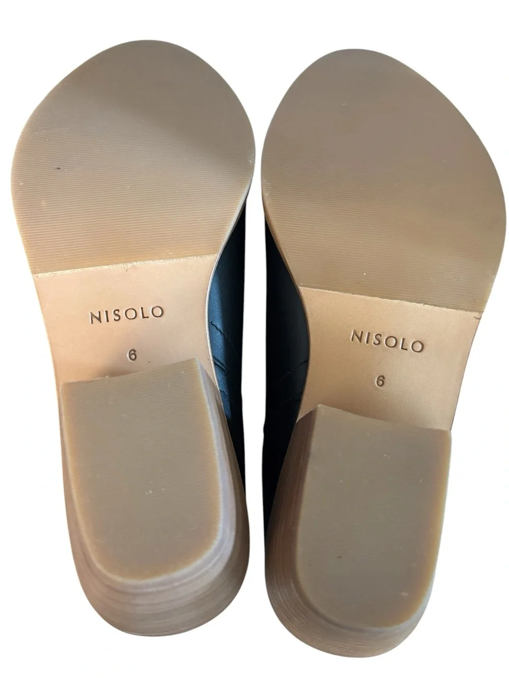 Nisolo Mia Black Leather Low Stacked Heel Chelsea Ankle Boots New in Dustbag